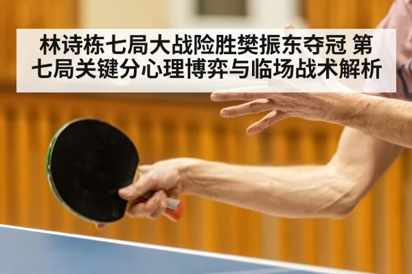 林诗栋七局大战险胜樊振东夺冠 第七局关键分心理博弈与临场战术解析